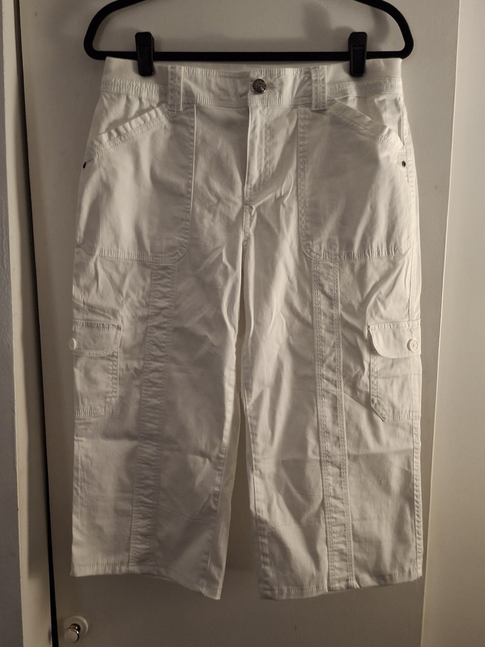 Style & Co. White Women's Cargo Capris